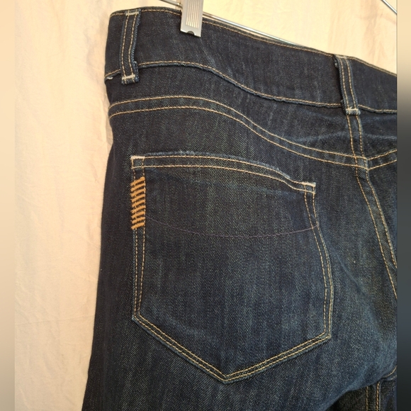 Paige Denim NWOT women's 31 cuffed dark wash Jeans - Picture 4 of 4
